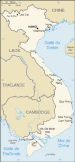 Carte du Vietnm